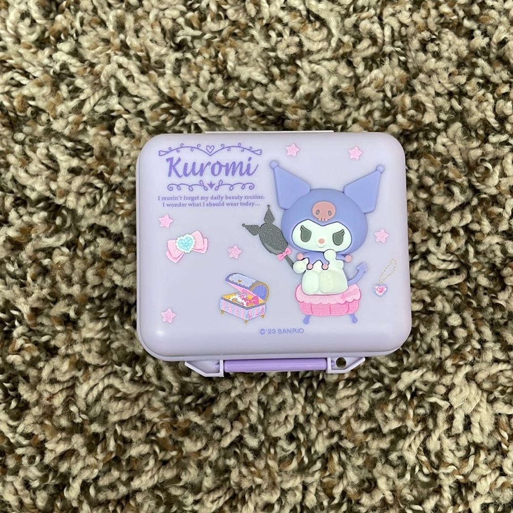 Kuromi pill case